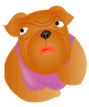 Honden plaatjes Bulldog 