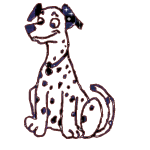 Honden plaatjes Dalmatier 
