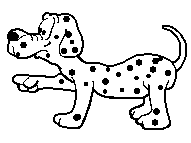Honden plaatjes Dalmatier 