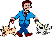 Honden plaatjes Hond uitlaten 