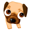 Honden plaatjes Mopshondjes 