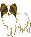 Honden plaatjes Vlinder hondje 