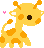 Dieren Giraffen Icon plaatjes 