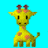 Dieren Giraffen Icon plaatjes 