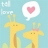 Dieren Giraffen Icon plaatjes 