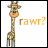 Dieren Giraffen Icon plaatjes 