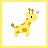 Dieren Giraffen Icon plaatjes 