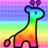 Dieren Giraffen Icon plaatjes 