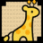 Dieren Giraffen Icon plaatjes 