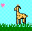 Dieren Giraffen Icon plaatjes 