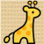 Dieren Giraffen Icon plaatjes 