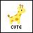 Dieren Giraffen Icon plaatjes 