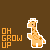 Dieren Giraffen Icon plaatjes 