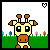 Dieren Giraffen Icon plaatjes 