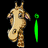 Dieren Giraffen Icon plaatjes 