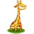 Dieren Giraffen Icon plaatjes 