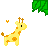Dieren Giraffen Icon plaatjes 
