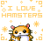 Dieren Hamsters Icon plaatjes 