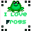 Dieren Kikkers Icon plaatjes 
