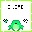 Dieren Kikkers Icon plaatjes 
