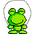 Dieren Kikkers Icon plaatjes 