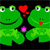 Dieren Kikkers Icon plaatjes 