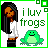 Dieren Kikkers Icon plaatjes 