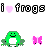 Dieren Kikkers Icon plaatjes 