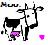 Dieren Icon plaatjes Koe 