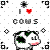 Dieren Icon plaatjes Koe 