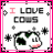 Dieren Icon plaatjes Koe 