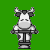 Dieren Icon plaatjes Koe 