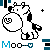 Dieren Icon plaatjes Koe 