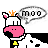 Dieren Icon plaatjes Koe 