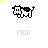 Dieren Icon plaatjes Koe 