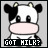 Dieren Icon plaatjes Koe 