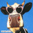 Dieren Icon plaatjes Koe 