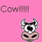 Dieren Icon plaatjes Koe 