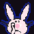 Dieren Konijnen Icon plaatjes 