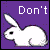 Dieren Konijnen Icon plaatjes 