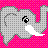 Dieren Icon plaatjes Olifant 