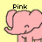 Dieren Icon plaatjes Olifant 