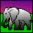 Dieren Icon plaatjes Olifant 