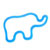 Dieren Icon plaatjes Olifant 