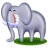 Dieren Icon plaatjes Olifant 