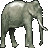 Dieren Icon plaatjes Olifant 