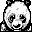 Dieren Panda Icon plaatjes 