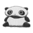 Dieren Panda Icon plaatjes 