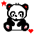 Dieren Panda Icon plaatjes 