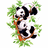 Dieren Panda Icon plaatjes 